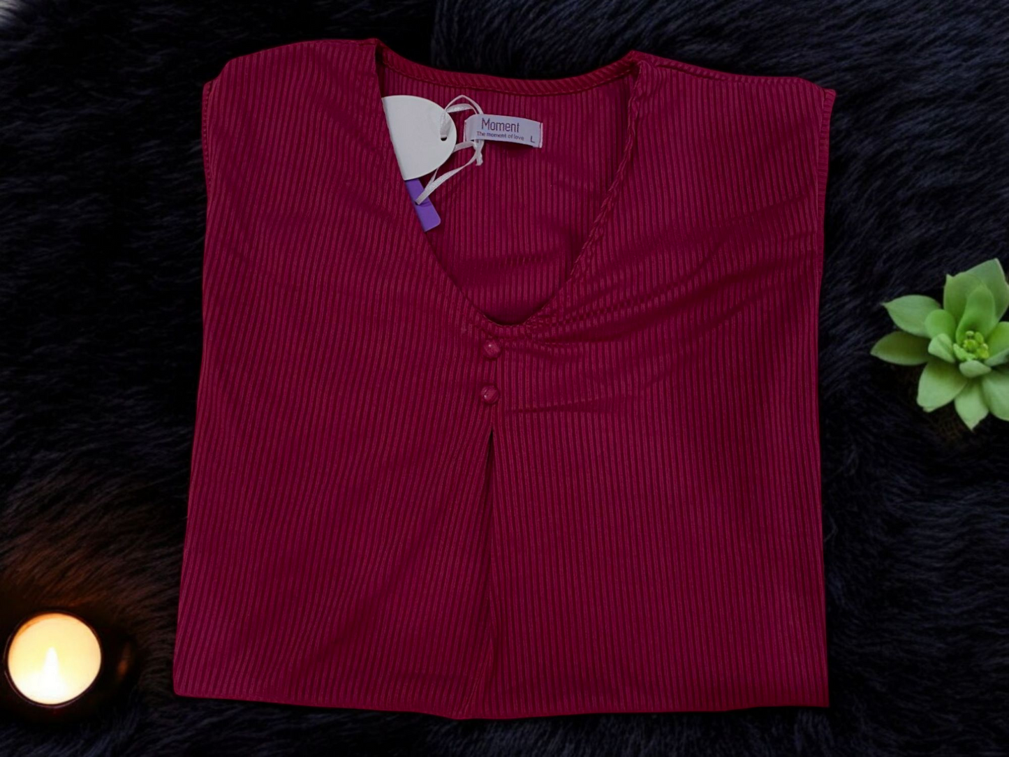 Maroon Bloom – Women's Flared Sleeve Sleepwear Set