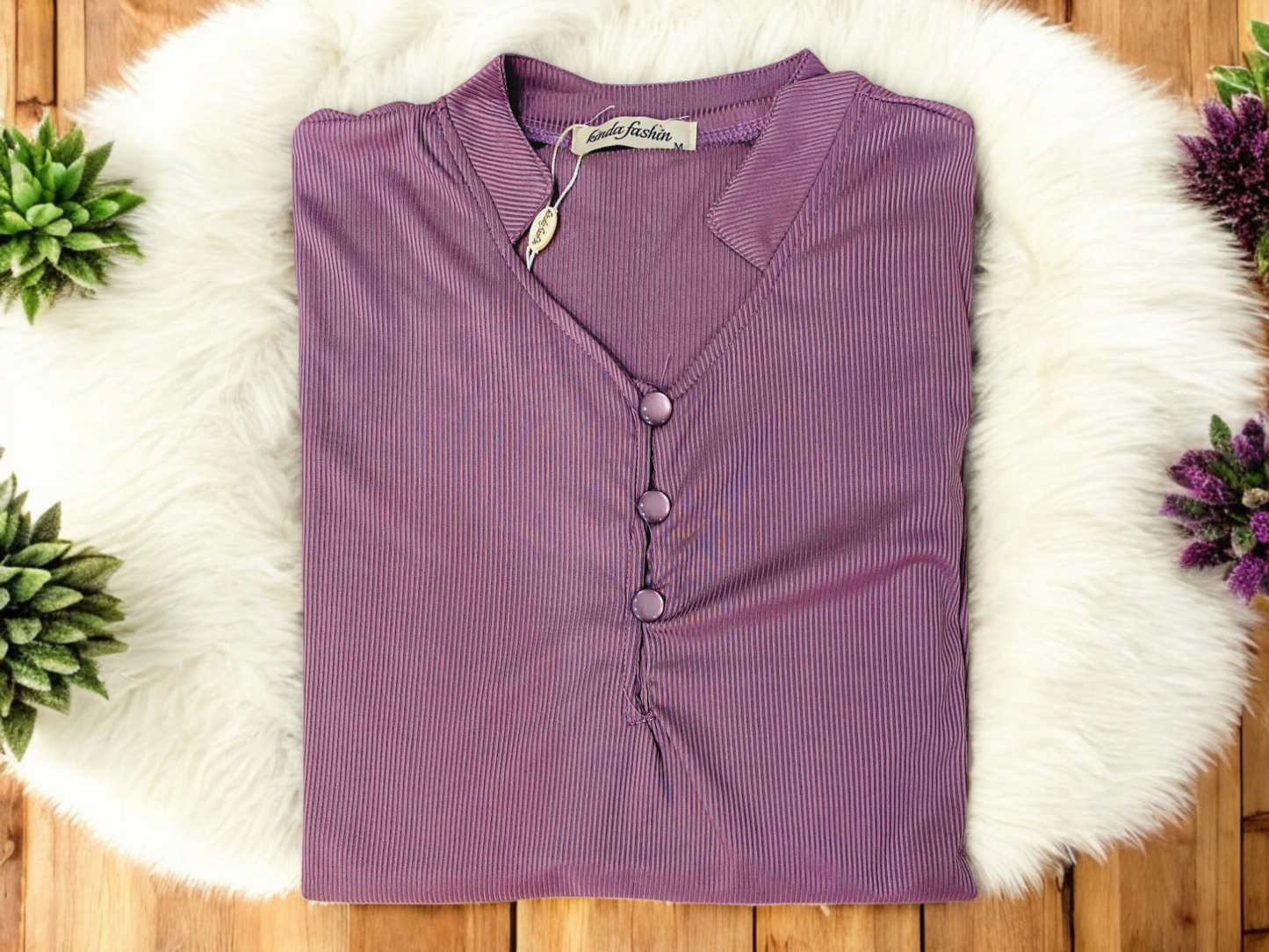 Plum Petal – Women's Printed Sleepwear Set